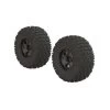 ARA550087 Arrma Dboots 'Fortress SC' Tire Set Glued Gun Metal (2)