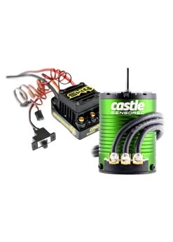 CSE010-0164-01 Castle Creations Sidewinder 4 Waterproof Sensorless ESC, W/ 1406-4600kv Sensored Motor