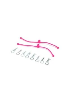 DUB2251 Dubro Body Klip Retainers Pink