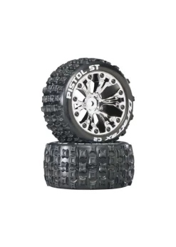 DTXC3555 Duratrax Pistol ST 2.8 2WD Mounted Rear C2 Chrome (2)