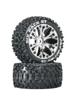 DTXC3561 Duratrax Six Pack ST 2.8 2WD Mounted Rear C2 Chrome (2)