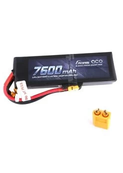 GEA76002S50X6 Gens Ace 7600mAh 7.4V 50C 2S2P Lipo Battery Pack With XT60 Plug