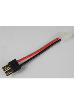 DTC07008 Hobby Details Tamiya Female To Traxxas Male 14AWG Silicone Wire L=100mm 1pcs/bag (1pcs)