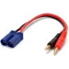 DTC27033 Hobby Details EC5 Charging Lead, 30cm, 12AWG, To 4mm Bullet