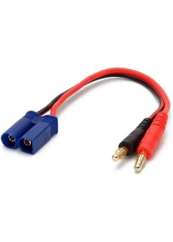 DTC27033 Hobby Details EC5 Charging Lead, 30cm, 12AWG, To 4mm Bullet