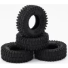 DTSCX24-150 Hobby Details Big 1.0inch C STYLE Micro Tires With Foams 4pcs Set For Axial SCX24 OD:55mm ID:24.5mm Thickness:23mm