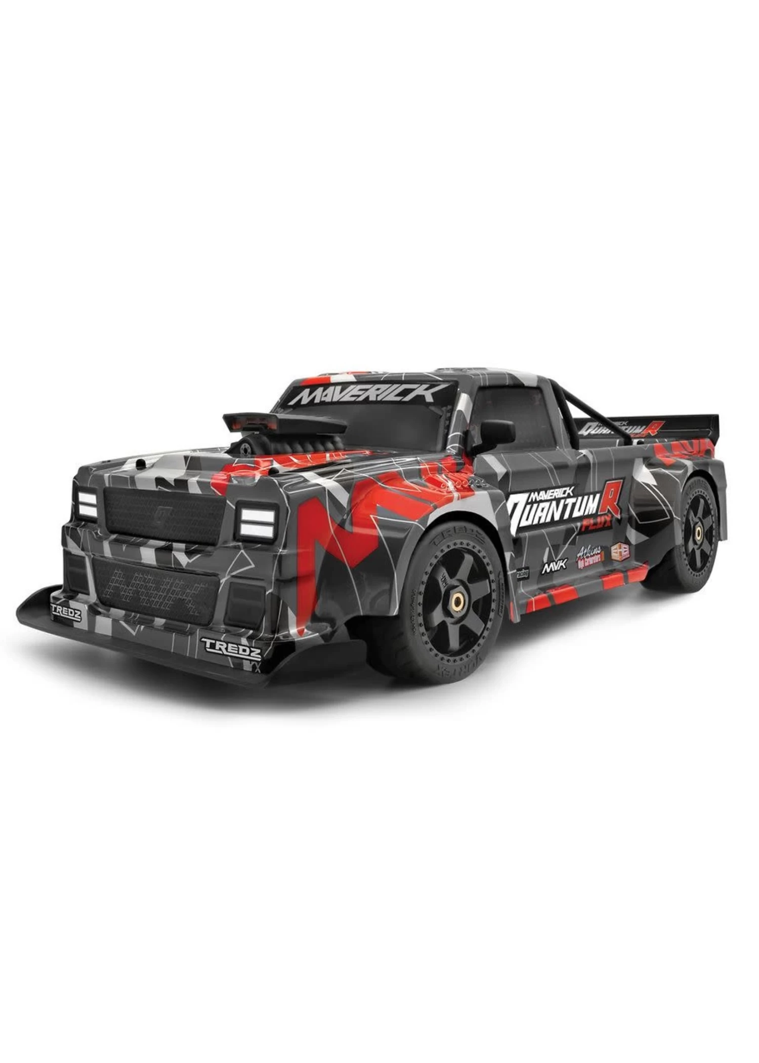 MVK150313 Maverick QuantumR Flux 4S 1/8 4WD RTR Race Truck - Grey / Red 2 MVK150313 Maverick QuantumR Flux 4S 1/8 4WD RTR Race Truck - Grey / Red - Image 2