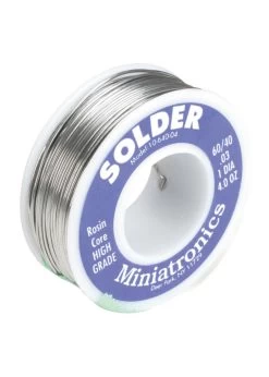MNT1064004 Miniatronics Rosin Core Solder 60/40, 4oz