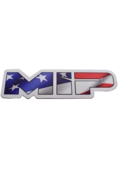 MIP5106MIP American Flag, Die Cut Vinyl Sticker 3.73" X 1