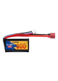 PH2S800MAH14500 Power Hobby Li-ion 7.4V 800mAh Battery With Deans Plug