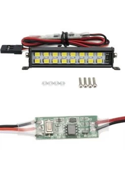 PHBPHLight-010 PowerHobby 52MM RC Double Row 16 LED Lightbar W/Controller For 1/10 1/8