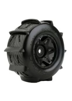 PHT3289 Power Hobby Rooster X Belted Paddle Sand/Snow Tires, Fits 1/5 Traxxas X-Maxx