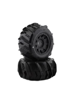 PRO10192-10 Pro-Line Dumont 3.8" Paddle MTD On Raid Blk 17mm F/R