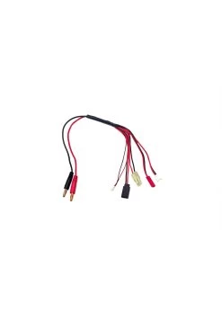 RCE1625 Racers Edge 5-Function Mini/Micro Charge Adapter To Male 4mm Bullets-300mm