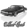 RER15255 Redcat Racing 1979 Monte Carlo RC Car Lowrider Black