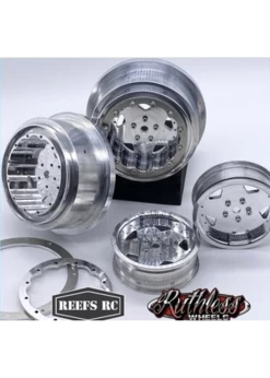 SEHREEFS81 Reefs RC Tidal Beadlock Drag Wheels W/ Rings And Hardware (4pcs)