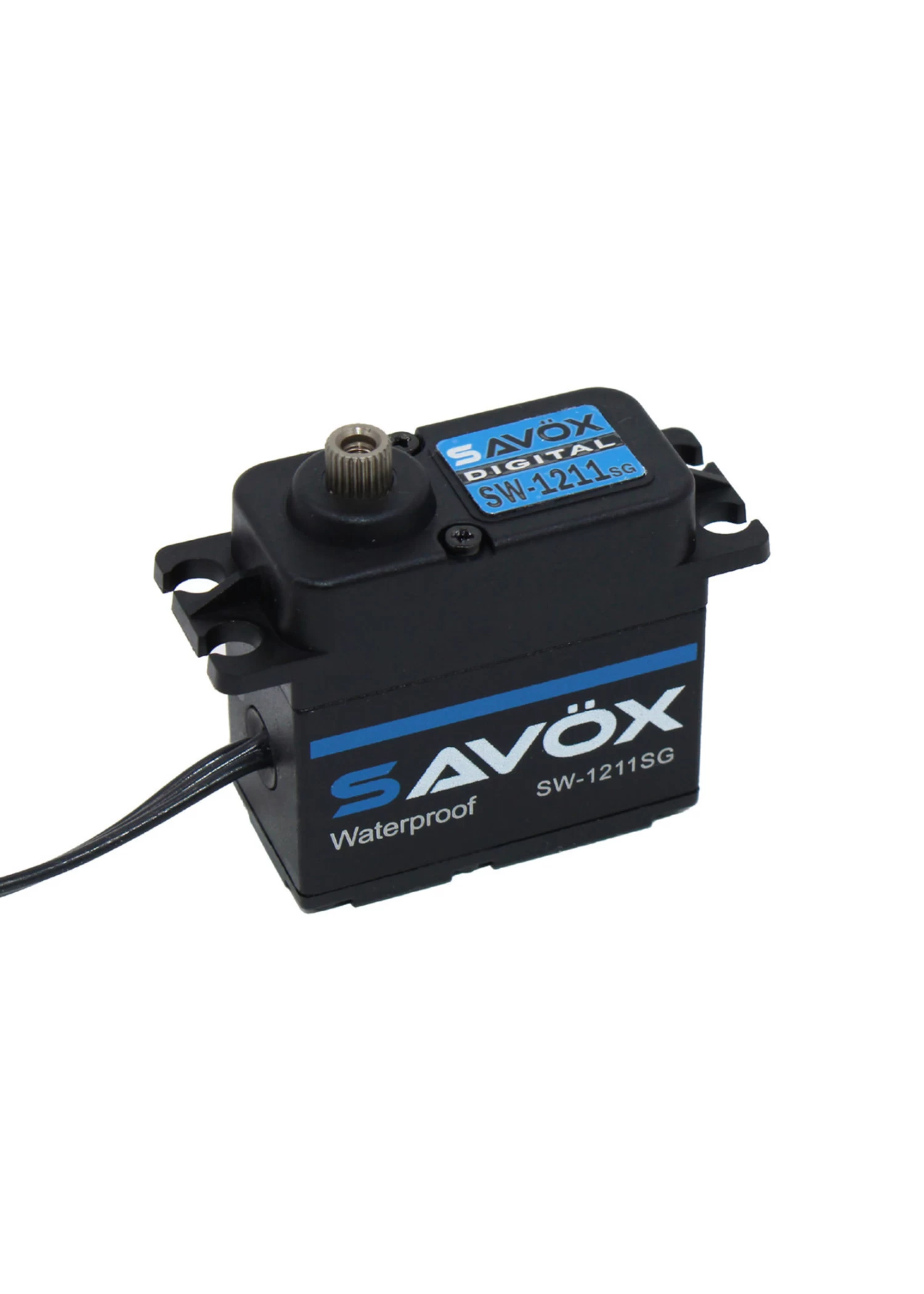 SAVSW1211SG-BE SavoxWaterproof High Voltage Digital Servo 0.08sec / 347.2oz @ 7.4V - Black Edition 1 SAVSW1211SG-BE SavoxWaterproof High Voltage Digital Servo 0.08sec / 347.2oz @ 7.4V - Black Edition