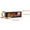 SPMX54S50H5 Spektrum 14.8V 5000mAh 4S 50C Smart LiPo G2 Hard Case: IC5