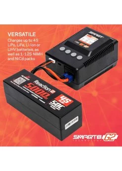 SPMXC2050 Spektrum S155 G2 1x55W AC Smart Charger -Traxxas Store spektrum spmxc2050 spektrum s155 g2 1x55w ac smart 5