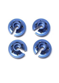 SPTST3768B ST Racing Concepts Traxxas 4Tec 2.0 Aluminum Lower Shock Retainers (4) (Blue)