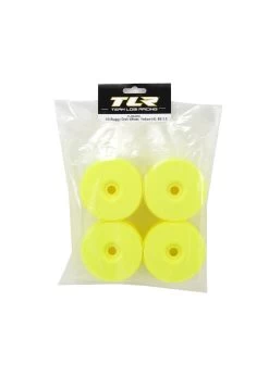 TLR44000 Team Losi Racing 1/8 Buggy Dish Wheel, Yellow (4): 8IGHT Buggy 3.0