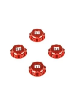 TKR5116BR Tekno Wheel Nuts-17mm,4pcs Red