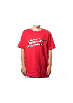 TRA1393 Traxxas Slash Tee Red Youth