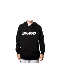 TRA1397 Traxxas Logo Hoodie Black Youth