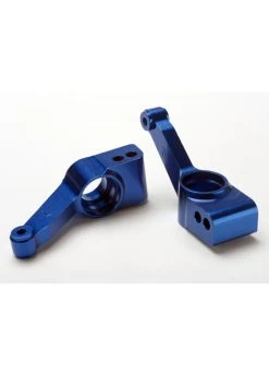 TRA1952X Traxxas Carriers, Stub Axle (blue-anodized 6061-T6 Aluminum) (rear) (2)