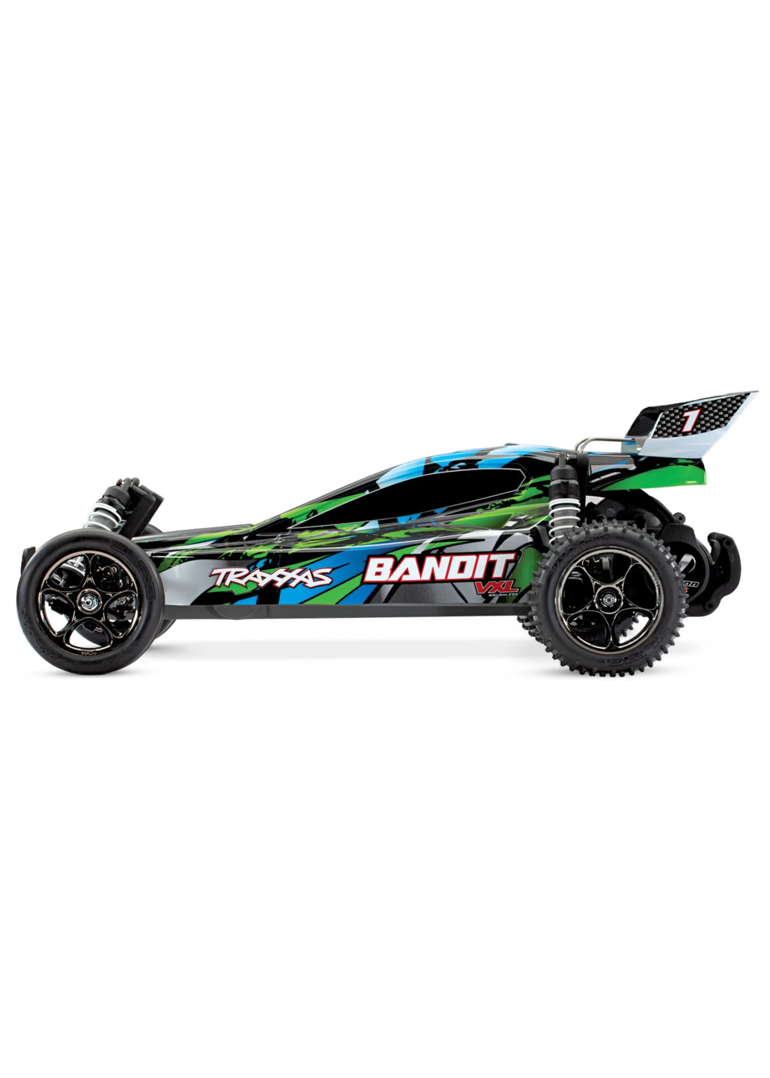 TRA24076-4 Traxxas Bandit VXL: 1/10 Scale Off-Road Buggy With TQi Traxxas Link Enabled 2.4Ghz Radio System & Traxxas Stability Management (TSM) 2 TRA24076-4 Traxxas Bandit VXL: 1/10 Scale Off-Road Buggy With TQi Traxxas Link Enabled 2.4Ghz Radio System & Traxxas Stability Management (TSM) - Image 2