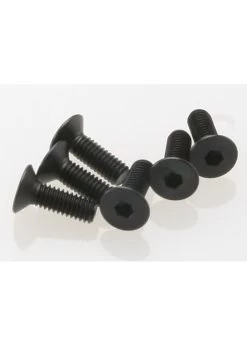 TRA2542 Traxxas Screws, 4x12mm Countersunk Machine (hex Drive) (6)