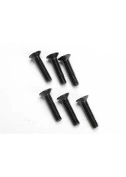 TRA2547 Traxxas Screws, 4x18mm Countersunk Machine (hex Drive) (6)