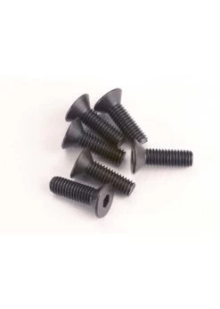 TRA2551 Traxxas Screws, 3x10mm Countersunk Machine (6) (hex Drive)