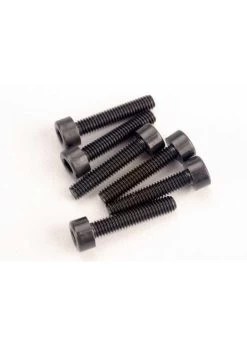 TRA2586 Traxxas Head Screws, 3x15mm Cap-head Machine (hex Drive) (6) (TRX 2.5)