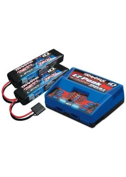 TRA2991 Traxxas Battery/charger Completer Pack (includes #2972 Dual ID Charger (1), #2869X 7600mAh 7.4V 2-cell 25C LiPo Battery (2))