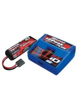 TRA2994 Traxxas Battery/charger Completer Pack (includes #2970 ID Charger (1), #2849X 4000mAh 11.1v 3-Cell 25C LiPo Battery (1))