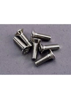 TRA3177 Traxxas Screws, 3x10mm Countersunk Machine (6)