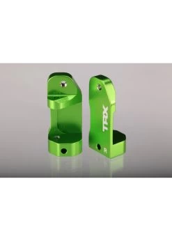TRA3632G Traxxas Caster Blocks, 30-degree, Green-anodized 6061-T6 Aluminum (left & Right)/ Suspension Screw Pin (2)