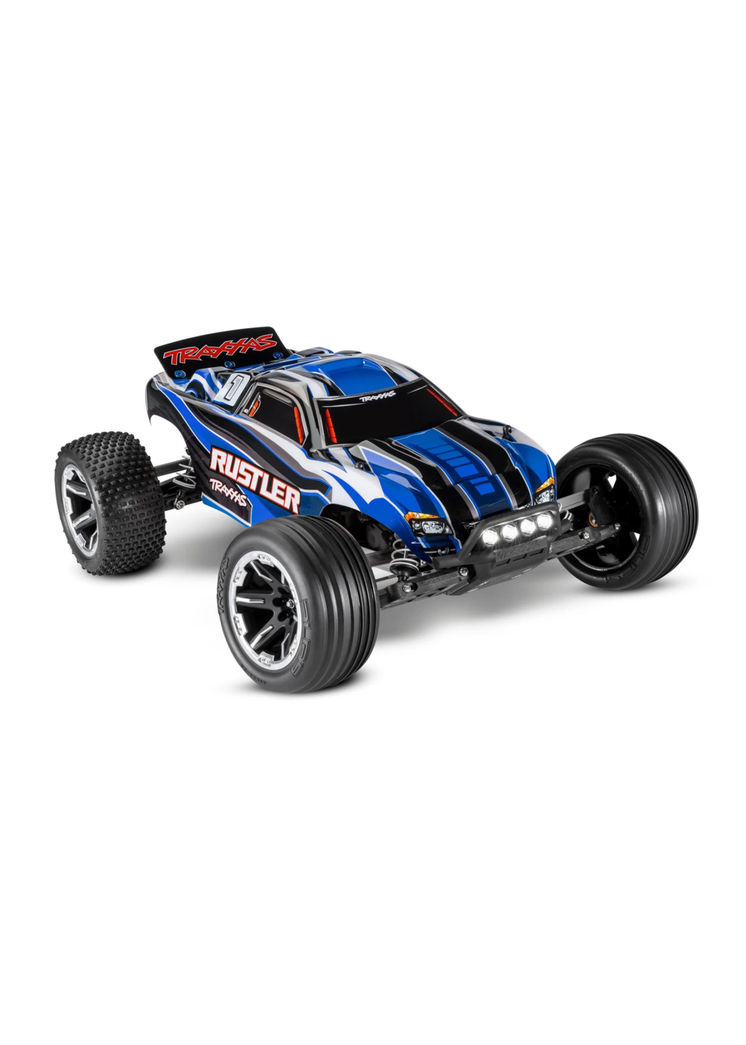TRA37054-61 Traxxas Rustler: 1/10 Stadium Truck W/LED 4 TRA37054-61 Traxxas Rustler: 1/10 Stadium Truck W/LED - Image 4