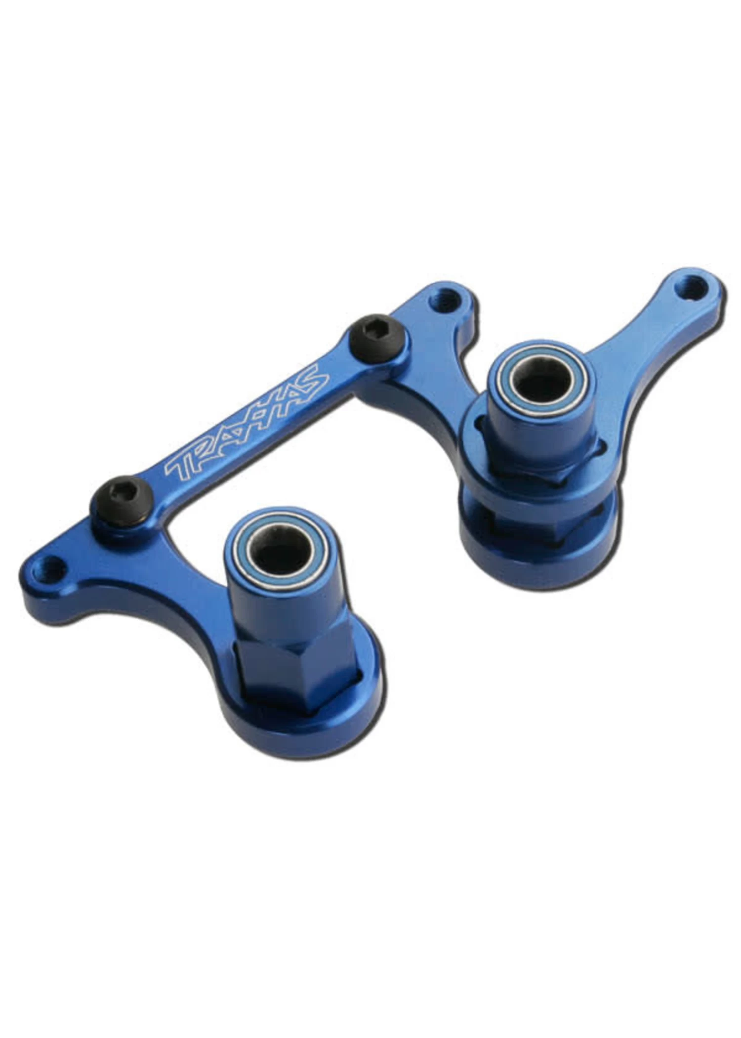 TRA3743A Traxxas Steering Bellcranks, Drag Link (blue-anodized 6061-T6 Aluminum)/ 5x8mm Ball Bearings (4)/ Hardware (assembled) 1 TRA3743A Traxxas Steering Bellcranks, Drag Link (blue-anodized 6061-T6 Aluminum)/ 5x8mm Ball Bearings (4)/ Hardware (assembled)