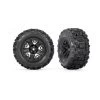 TRA3778 Traxxas Tires & Wheels, Assembled, Glued (black 2.8' Wheels, Sledgehammer Tires, Foam Inserts) (electric Rear) (2) (TSM Rated)