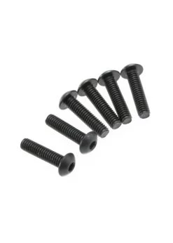 TRA3933 Traxxas Screws, 4x16mm Button-head Machine (hex Drive) (6)