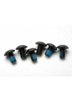 TRA3939 Traxxas Screws, 4x6mm Button-head Machine (hex Drive) (with Threadlock) (6)