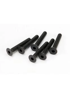 TRA4857 Traxxas Screws, 3x20mm Countersunk Machine (hex Drive) (6)