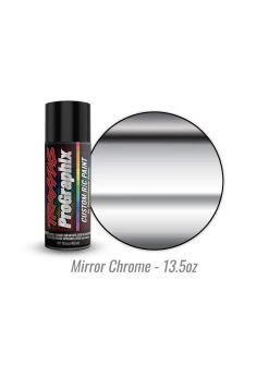 TRA5046X Traxxas Body Paint, ProGraphix, Chrome (13.5oz)