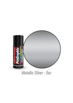 TRA5073 Traxxas Body Paint, ProGraphix, Metallic Silver (5oz)
