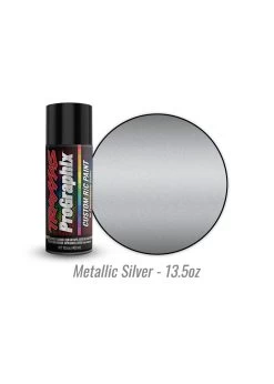 TRA5073X Traxxas Body Paint, ProGraphix, Metallic Silver (13.5oz)