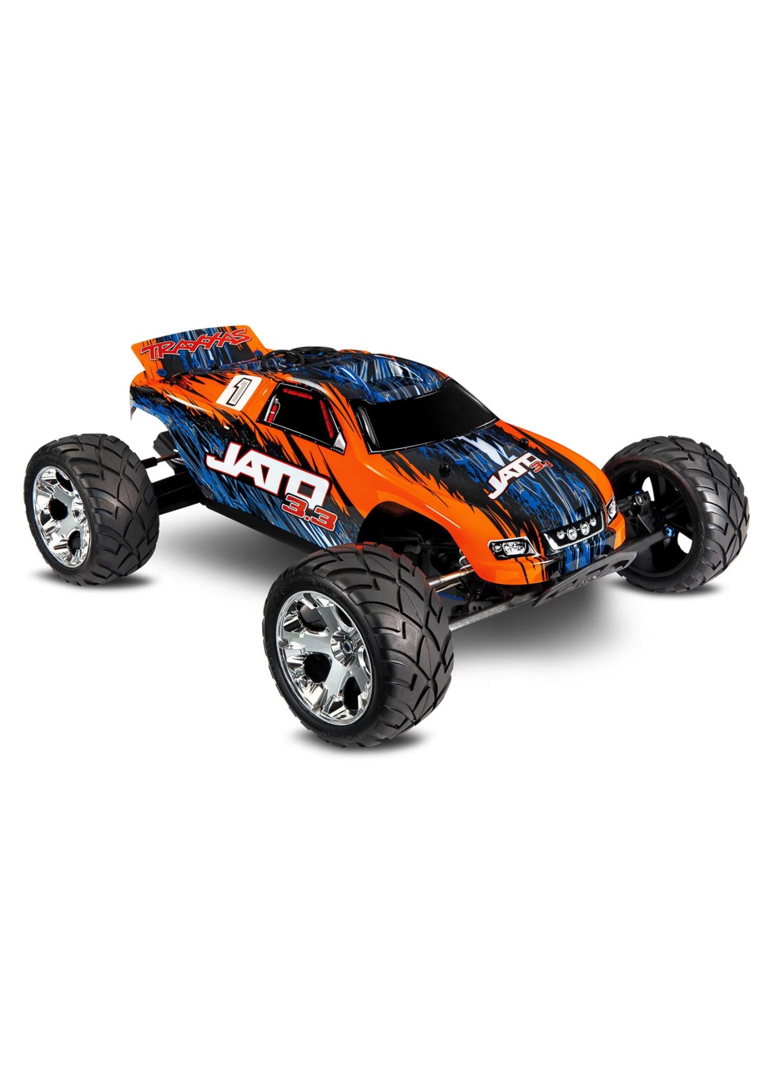 TRA55077-3 Traxxas Jato 3.3: 1/10 Scale 2-Speed Nitro-Powered 2WD Stadium Truck With TQi 2.4Ghz Radio System, Traxxas Link Wireless Module, And Traxxas Stability Management (TSM) 2 TRA55077-3 Traxxas Jato 3.3: 1/10 Scale 2-Speed Nitro-Powered 2WD Stadium Truck With TQi 2.4Ghz Radio System, Traxxas Link Wireless Module, And Traxxas Stability Management (TSM) - Image 2