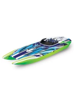 TRA57046-4 Traxxas DCB M41 Widebody: Brushless 40' Race Boat With TQi Traxxas Link Enabled 2.4Ghz Radio System & Traxxas Stability Management (TSM)