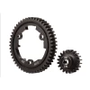 TRA6450 Traxxas Spur Gear, 50-tooth, Steel (wide-face)/ Gear, 20-T Pinion (1.0 Metric Pitch) (fits 5mm Shaft)/ Set Screw XRT